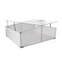 Voir la diapositive 2 : VIDAXL Serre froide a 4 couvercles 108x110x41 cm
