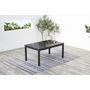 Voir la diapositive 5 : CONCEPT USINE Table de jardin et 8 chaises en aluminium gris RAVENNE