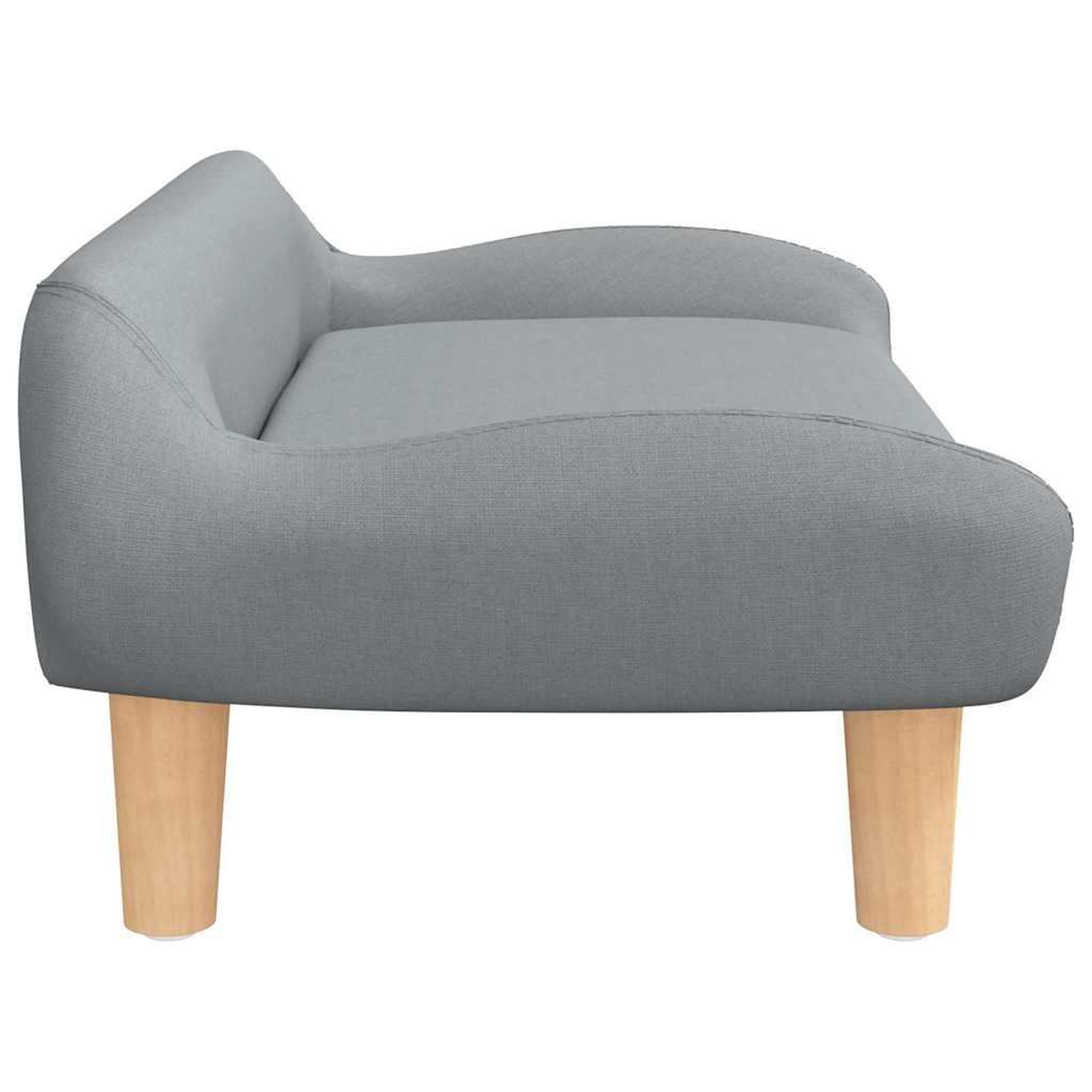 Voir la diapositive 4 : VIDAXL Lit pour chien gris clair 70x40x24 cm tissu