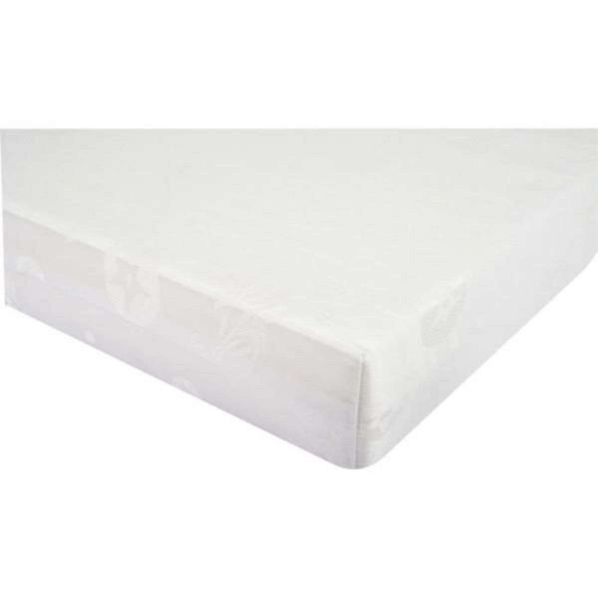 DOMIVA Matelas bébé droit - DOMIVA - Polybambou - Déhoussable, lavable - Blanc
