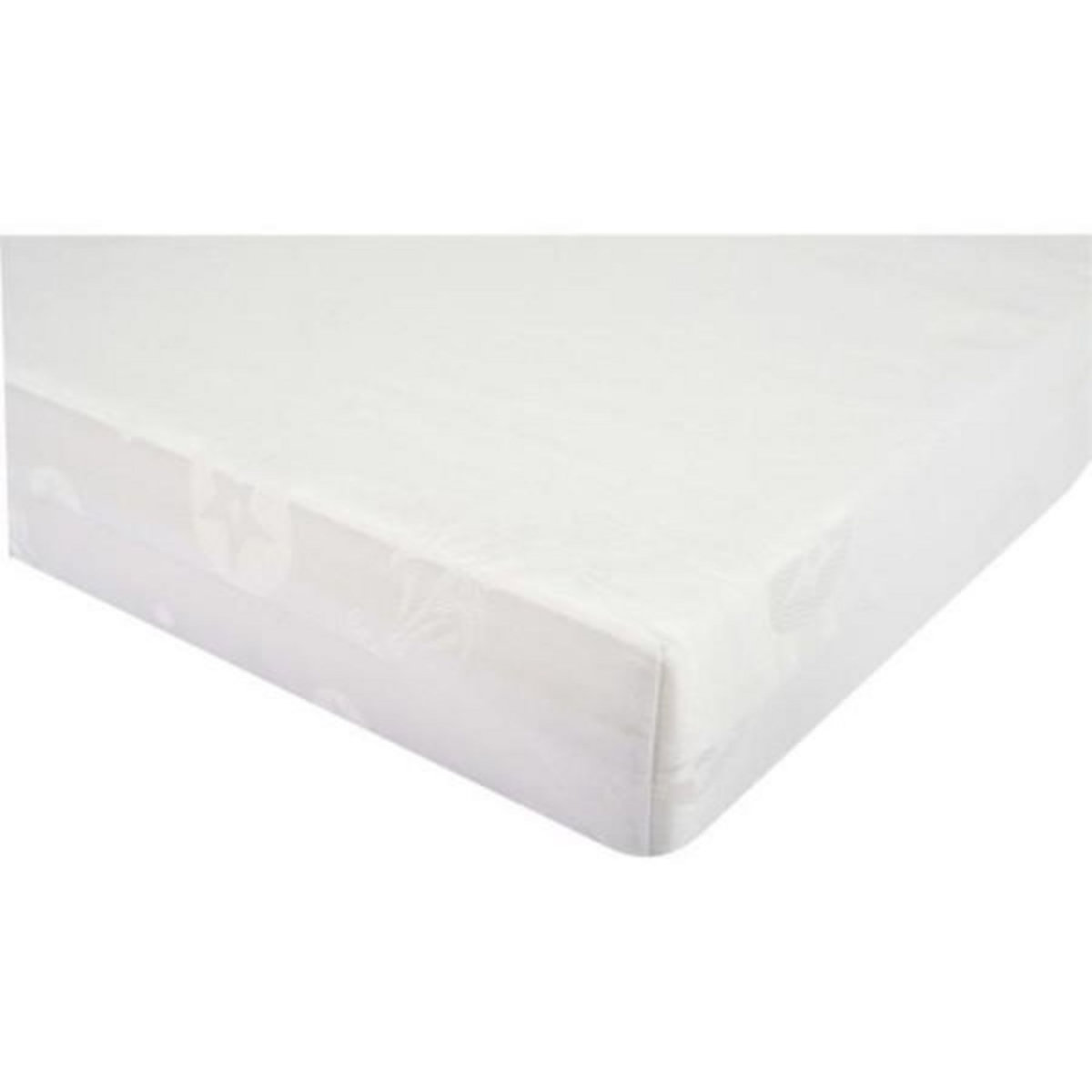 DOMIVA Matelas bébé droit - DOMIVA - Polybambou - Déhoussable, lavable - Blanc