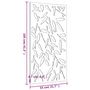 Voir la diapositive 6 : VIDAXL Decoration murale jardin 105x55 cm design de feuille de bambou