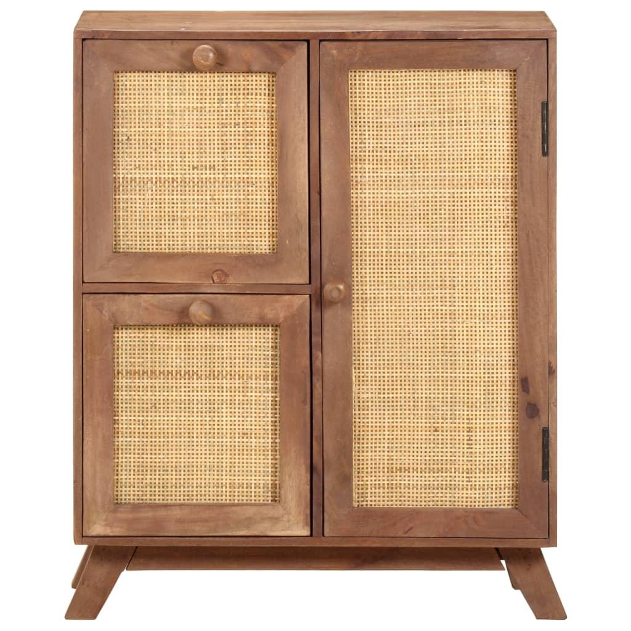 Voir la diapositive 2 : VIDAXL Buffet 60x35x75 cm bois de manguier massif