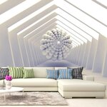 Paris Prix Papier Peint  Futuristic Gateway. Coloris disponibles : Multicolore