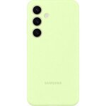 Samsung Coque en silicone pour Samsung Galaxy S24 Vert Clair