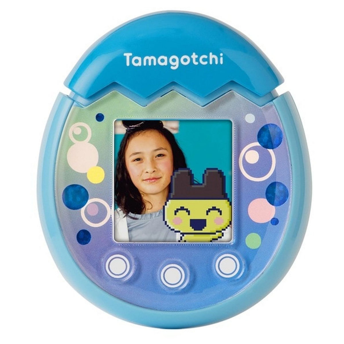 BANDAI Tamagotchi Pix bleu 