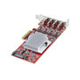 Voir la diapositive 3 : Startech StarTech.com Carte PCIe USB-C 4 Ports, USB 3.2 10 Gbit/s, Carte d'Extension PCI Express USB-C, 4 Contrôleurs USB Indépendants, Carte PCIe USB Type-C, Windows/Linux/macOS, Conforme TAA