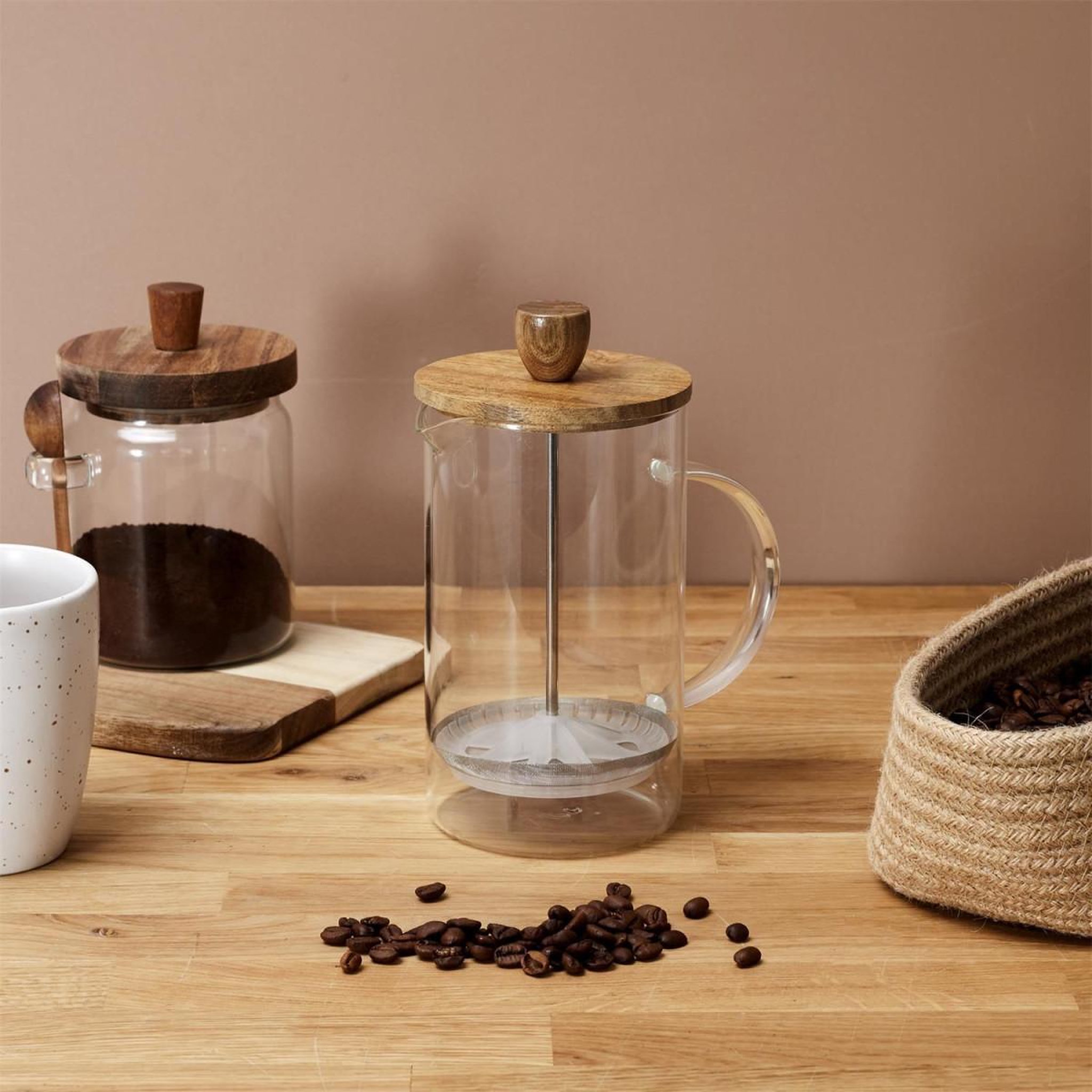 Voir la diapositive 3 : The Home Deco Factory Cafetière à piston  carson  85cl transparent