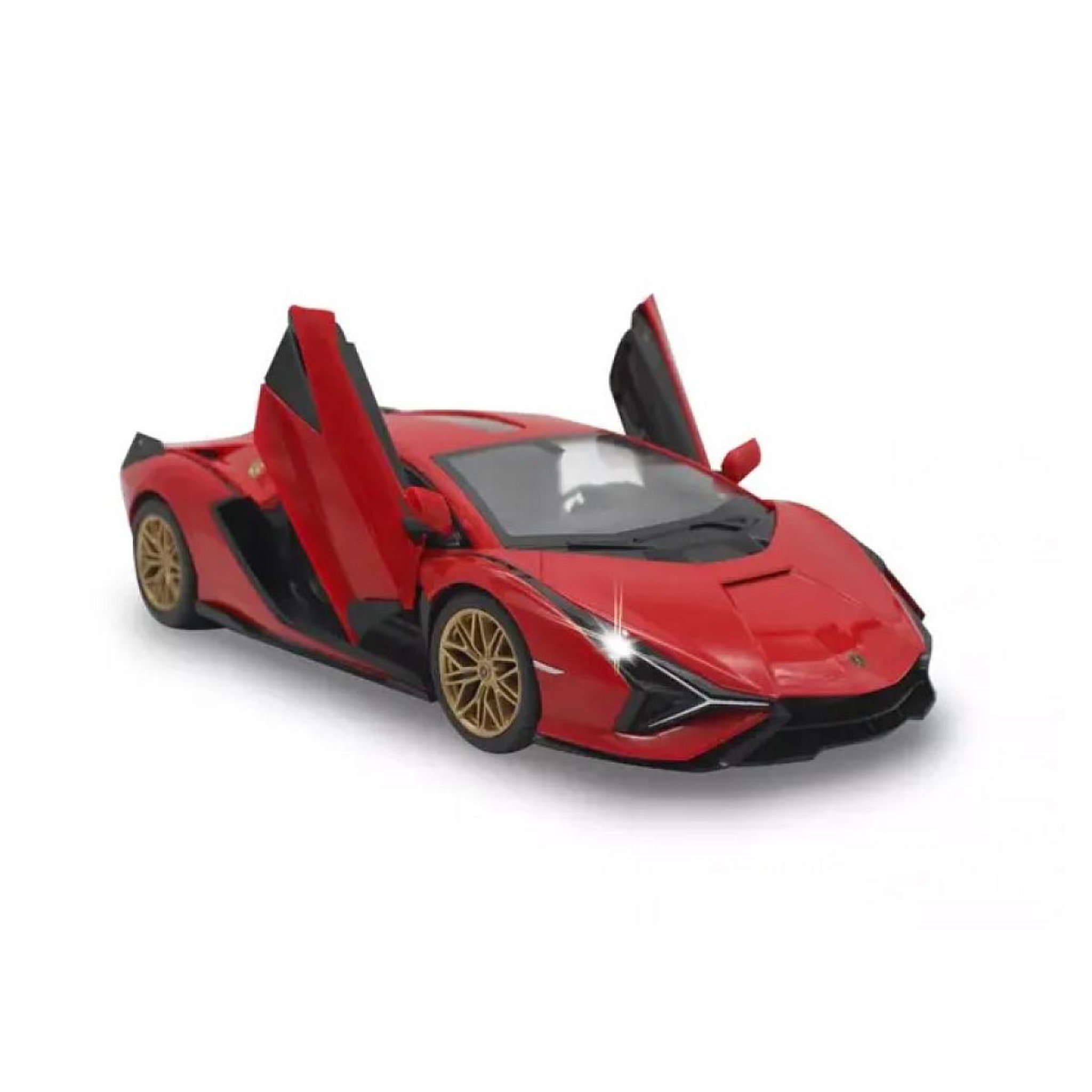 Voir la diapositive 2 : Jamara Voiture télécommandée Lamborghini Sián FKP 37 1:14 rouge 2,4GHz Porte manual