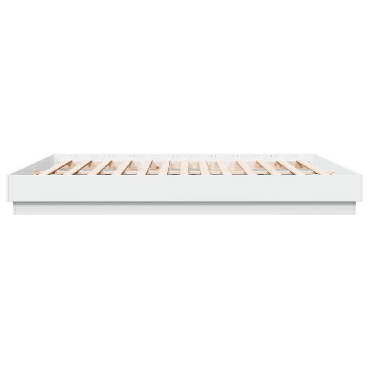 VIDAXL Cadre de lit sans matelas blanc 200x200 cm