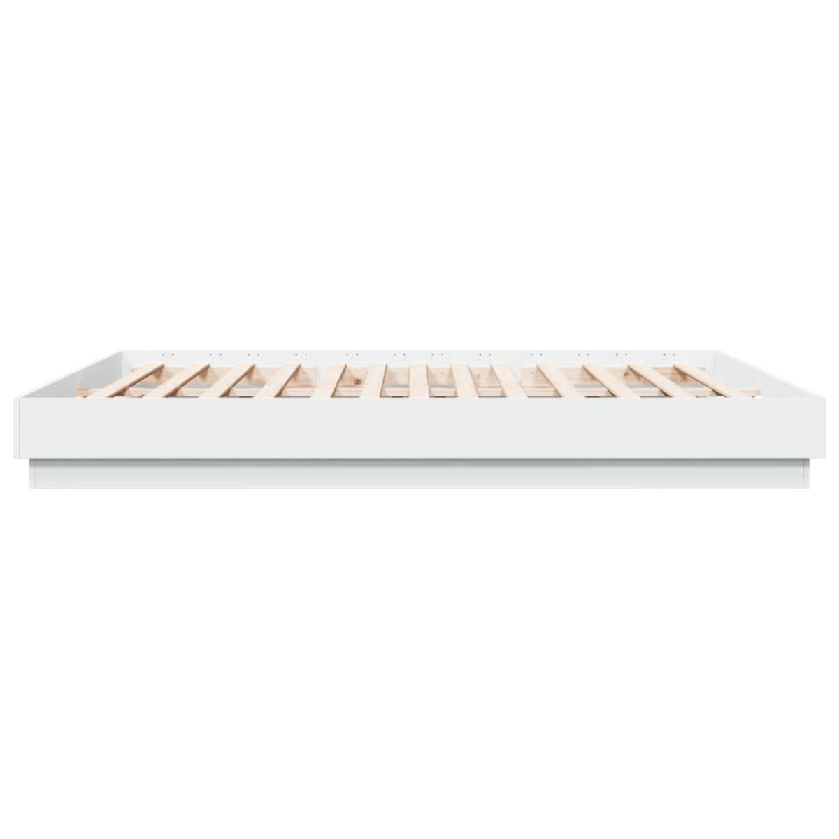 VIDAXL Cadre de lit sans matelas blanc 200x200 cm
