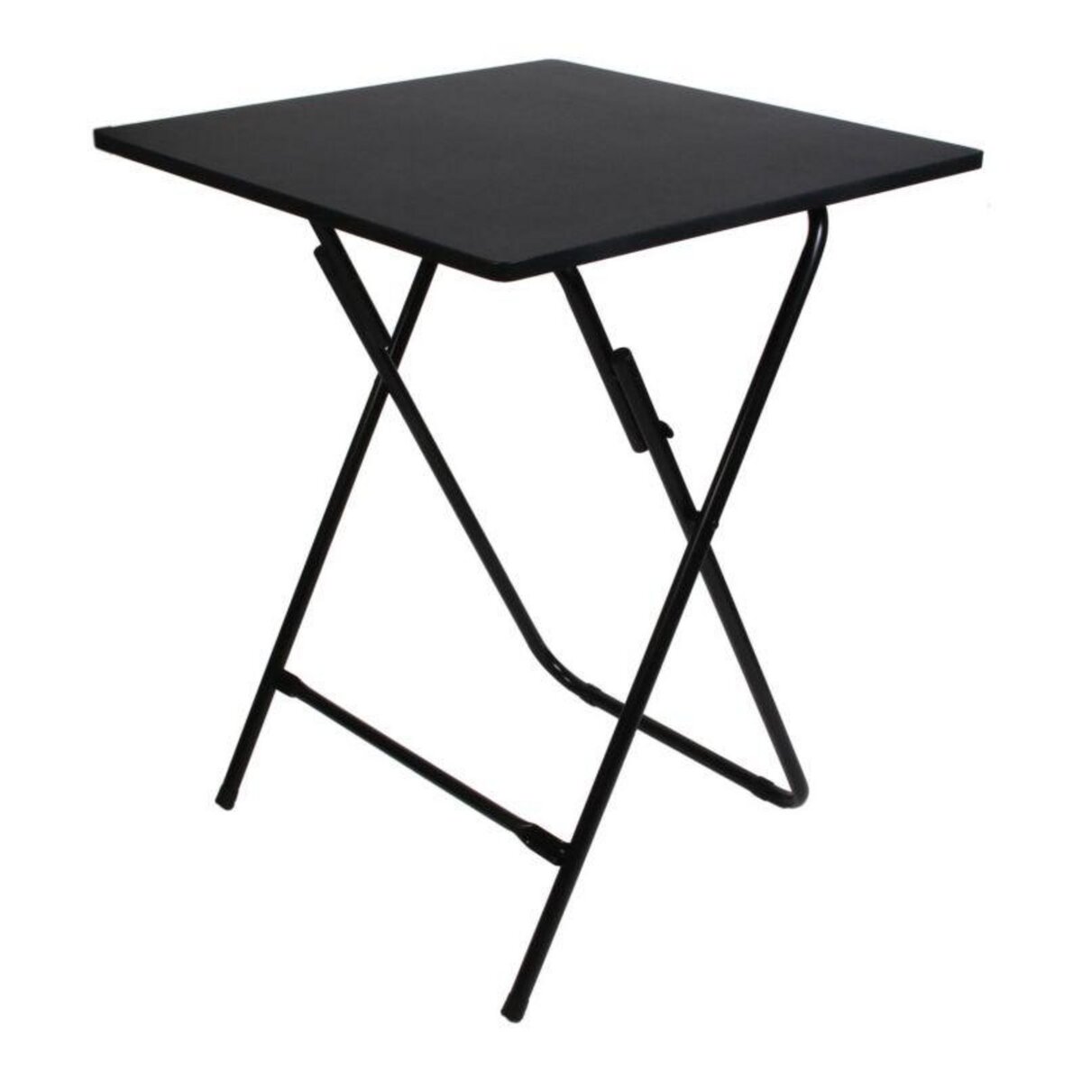 Table d'Appoint Pliable Ulm 75cm Naturel & Noir