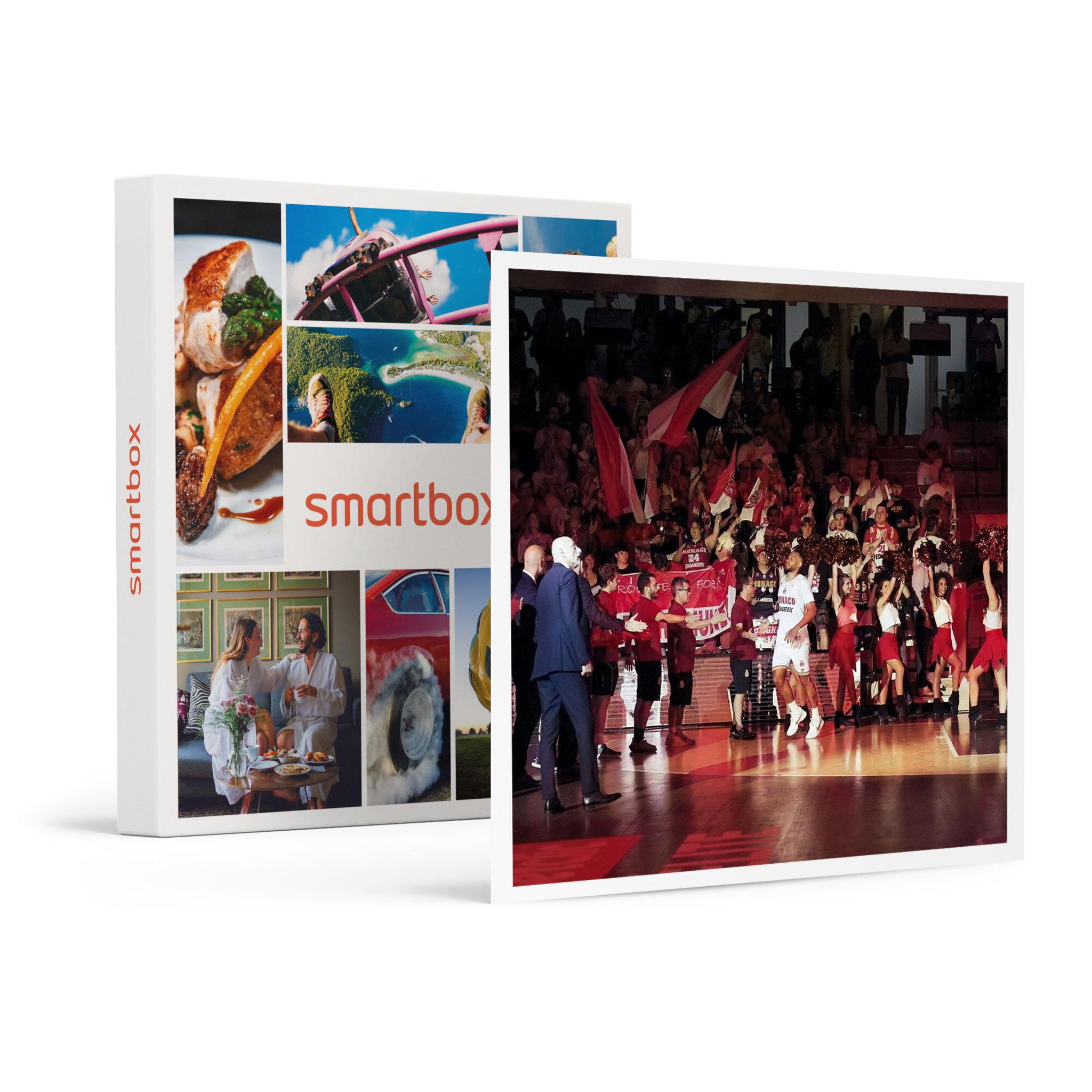 Voir la diapositive 1 : Smartbox Accès VIP en lounge pour un match de l'AS Monaco Basketball avec cocktail dînatoire - Coffret Cadeau Sport & Aventure