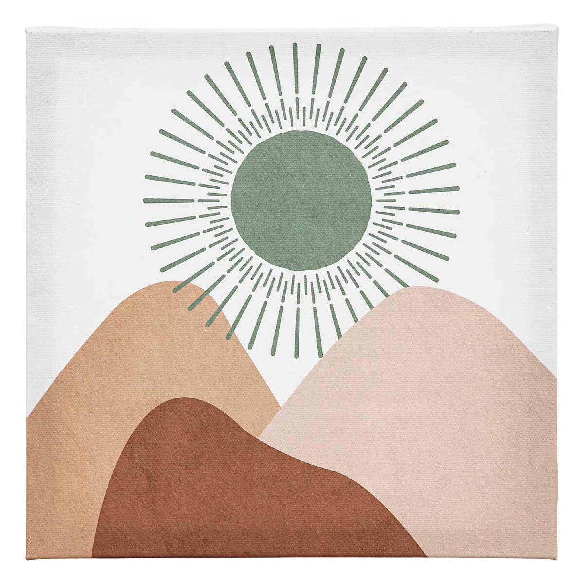 Voir la diapositive 3 : ATMOSPHERA Lot de 5 toiles imprimées  cynthia  25x25cm soleil
