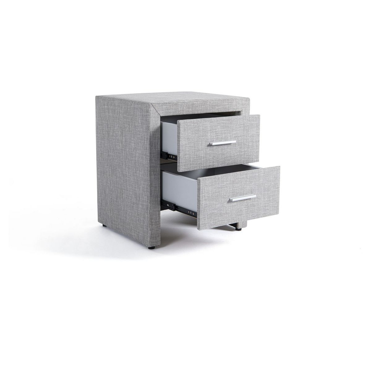 Table de chevet 2 tiroirs en PU LAGOA