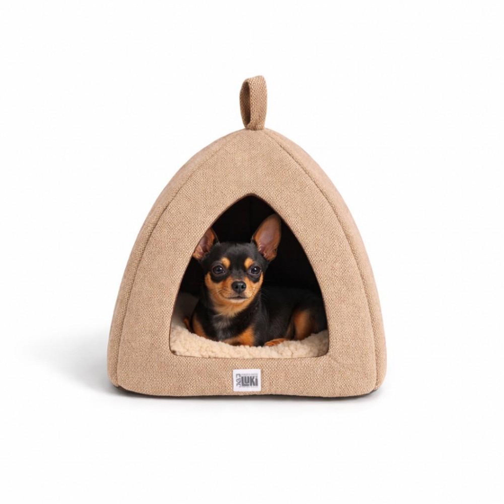 Voir la diapositive 2 : MON AMI LUKI Refuge antidérapant tissus coussin mouton pour chien et chat
