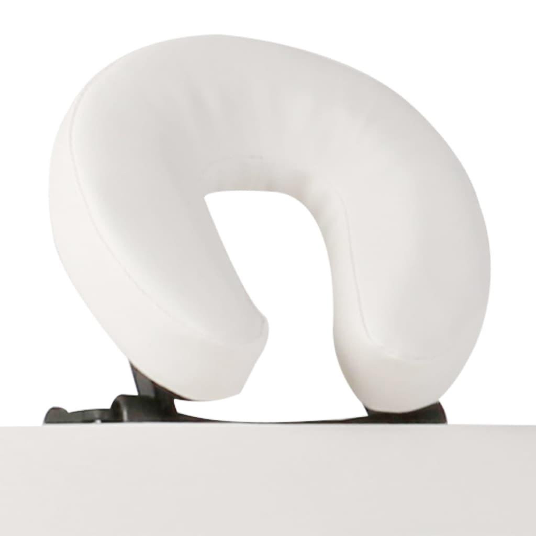 Voir la diapositive 3 : VIDAXL Table de massage pliable Blanc creme 3 zones avec cadre en bois