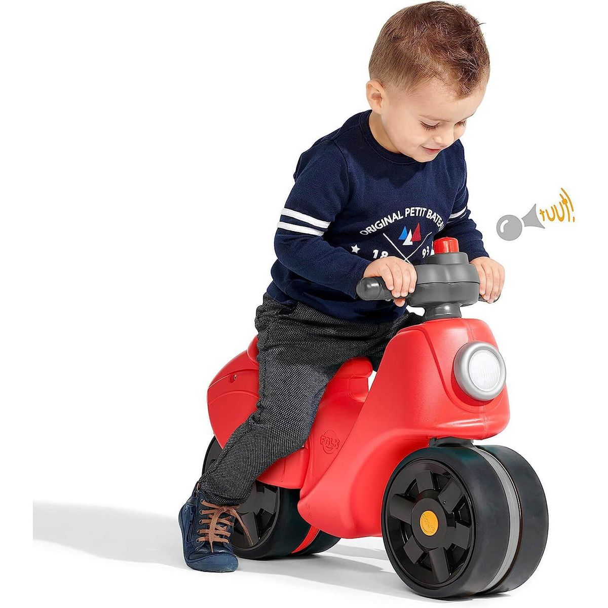 Falk / Falquet Porteur scooter Strada - Rouge et Anthracite