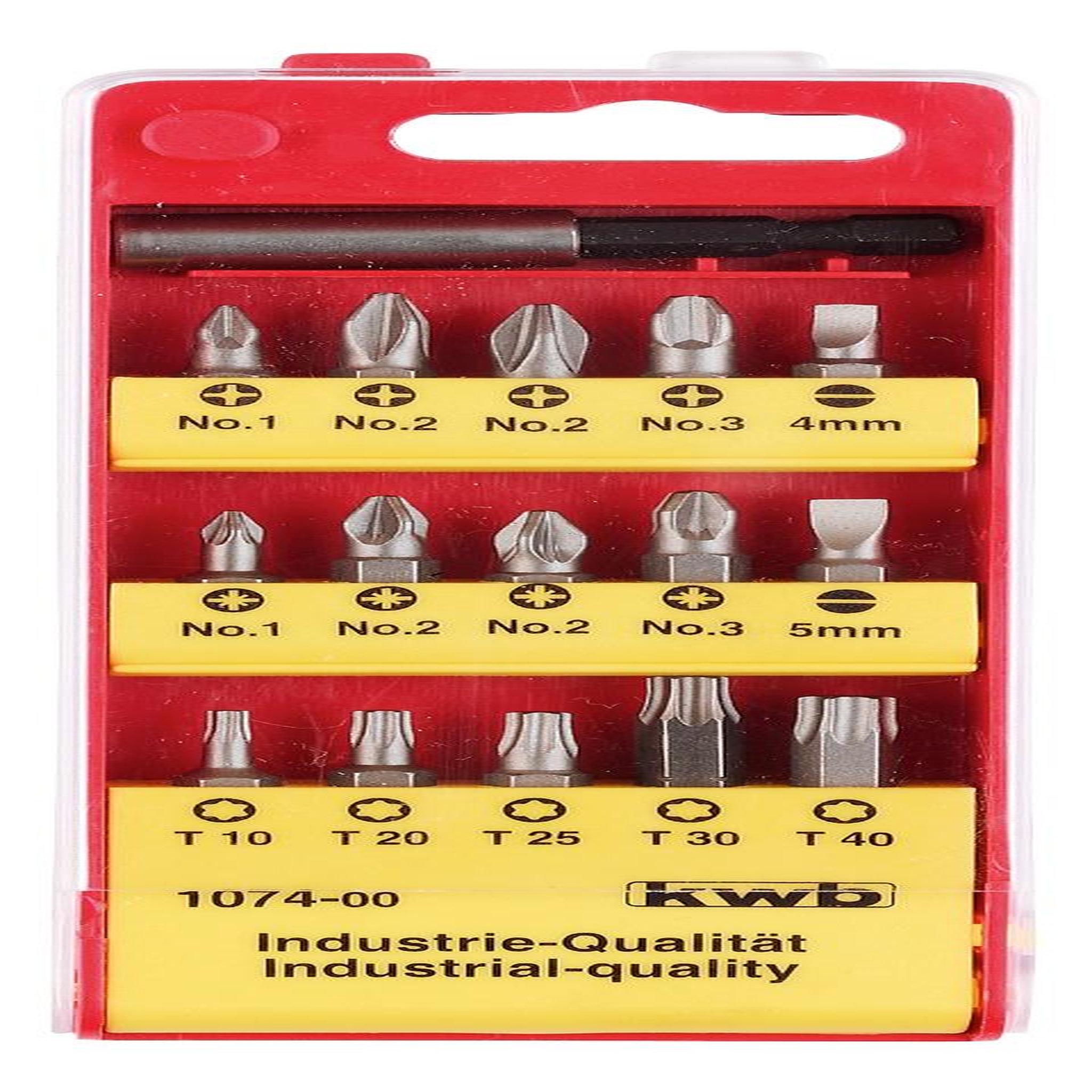 KWB Cassette combi 16 embouts + porte embouts magnétique
