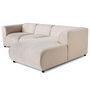 Voir la diapositive 2 : LISA DESIGN Suaro - canapé modulable d'angle droit 4 places en tissu texturé