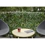 Voir la diapositive 4 : NATURE Treillis extensible en osier avec feuillage PE Laurier palme 180 x 90 cm - Nature