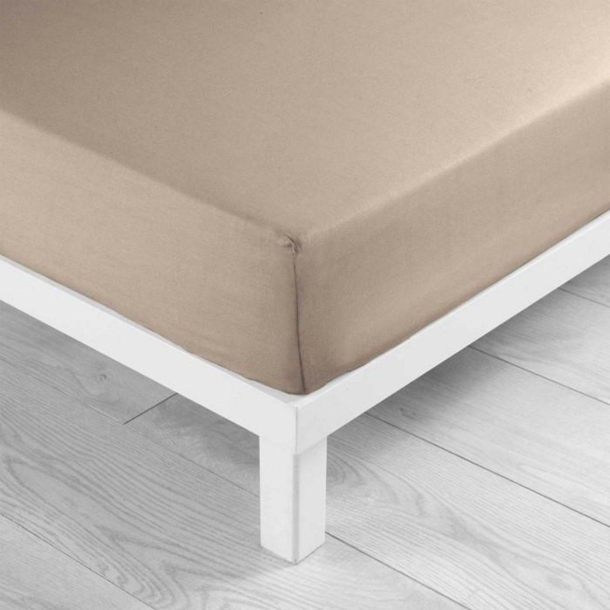 Paris Prix Drap Housse  Lina  180x200cm Sable