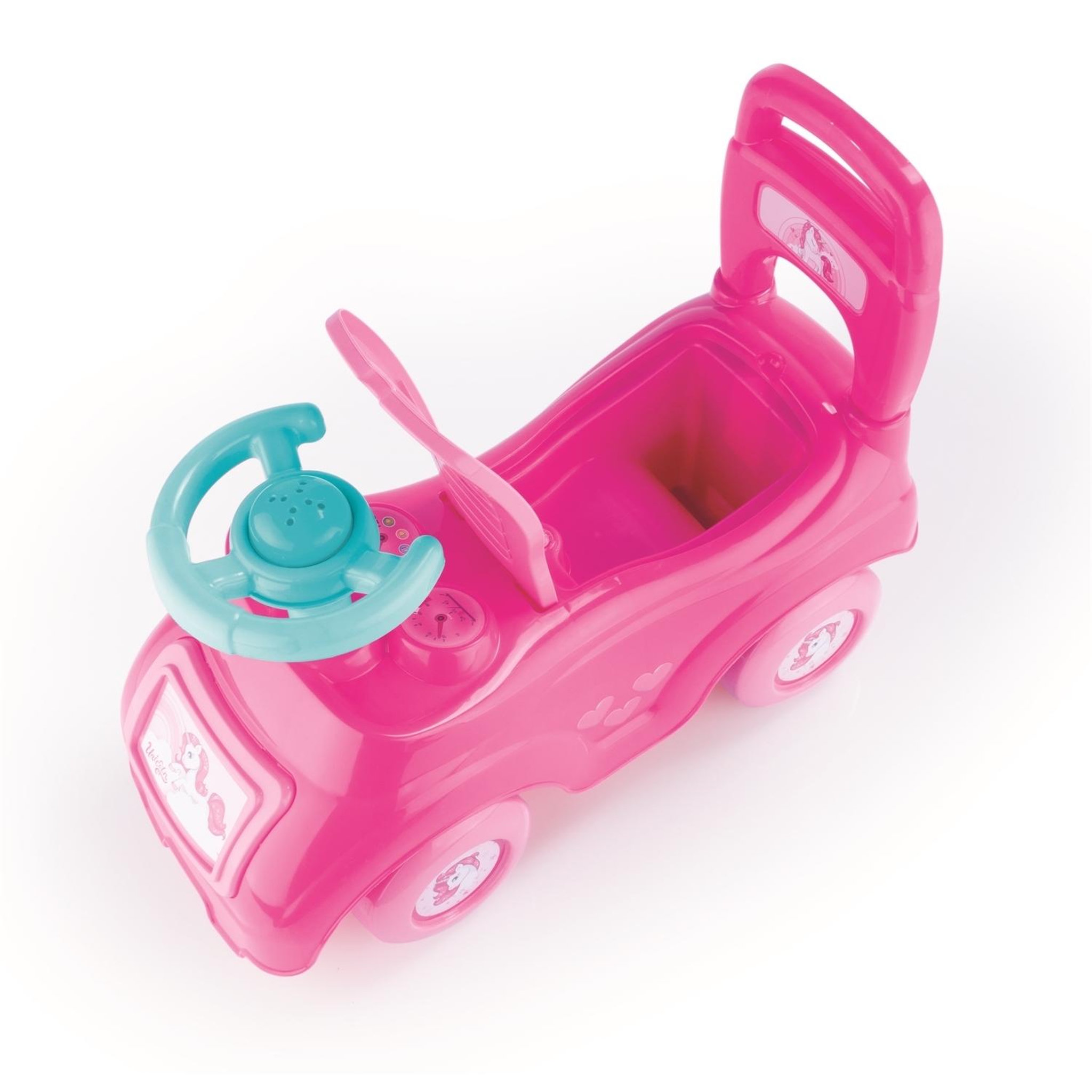 Voir la diapositive 3 : DOLU Sit'n Ride - Porteur à pousser pour bébé licorne