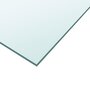 Voir la diapositive 3 : VIDAXL Dessus de table Transparent 40x40 cm Verre trempe