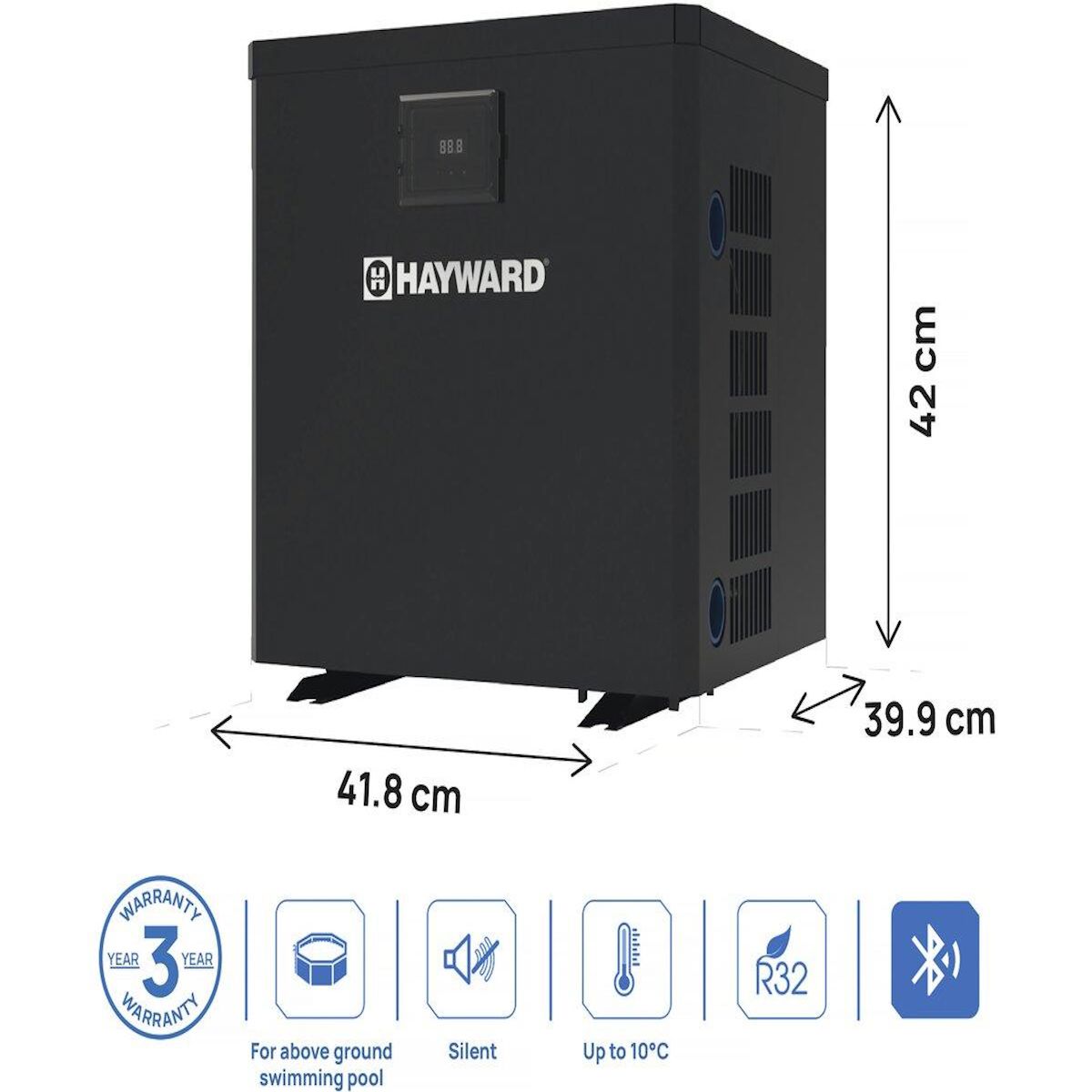 Hayward Pompe à chaleur pour piscine 3.5 kw/h - Hayward -  Micro  - Noir