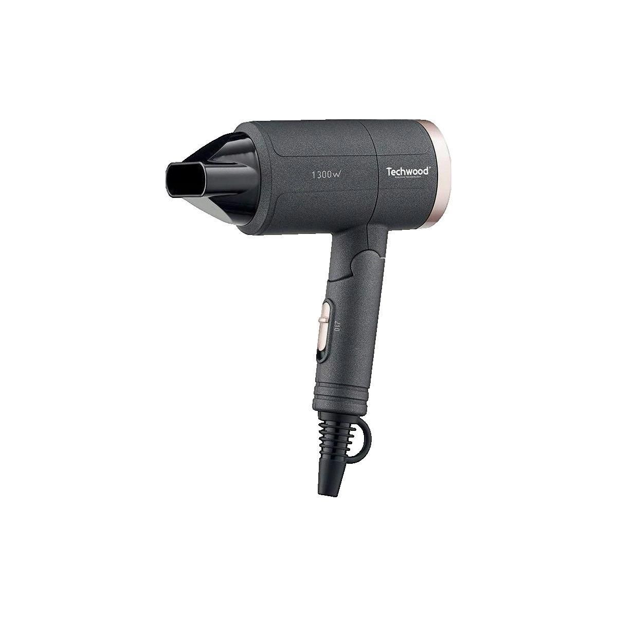Techwood Sèche-cheveux Techwood 1300 watts gris anthracite