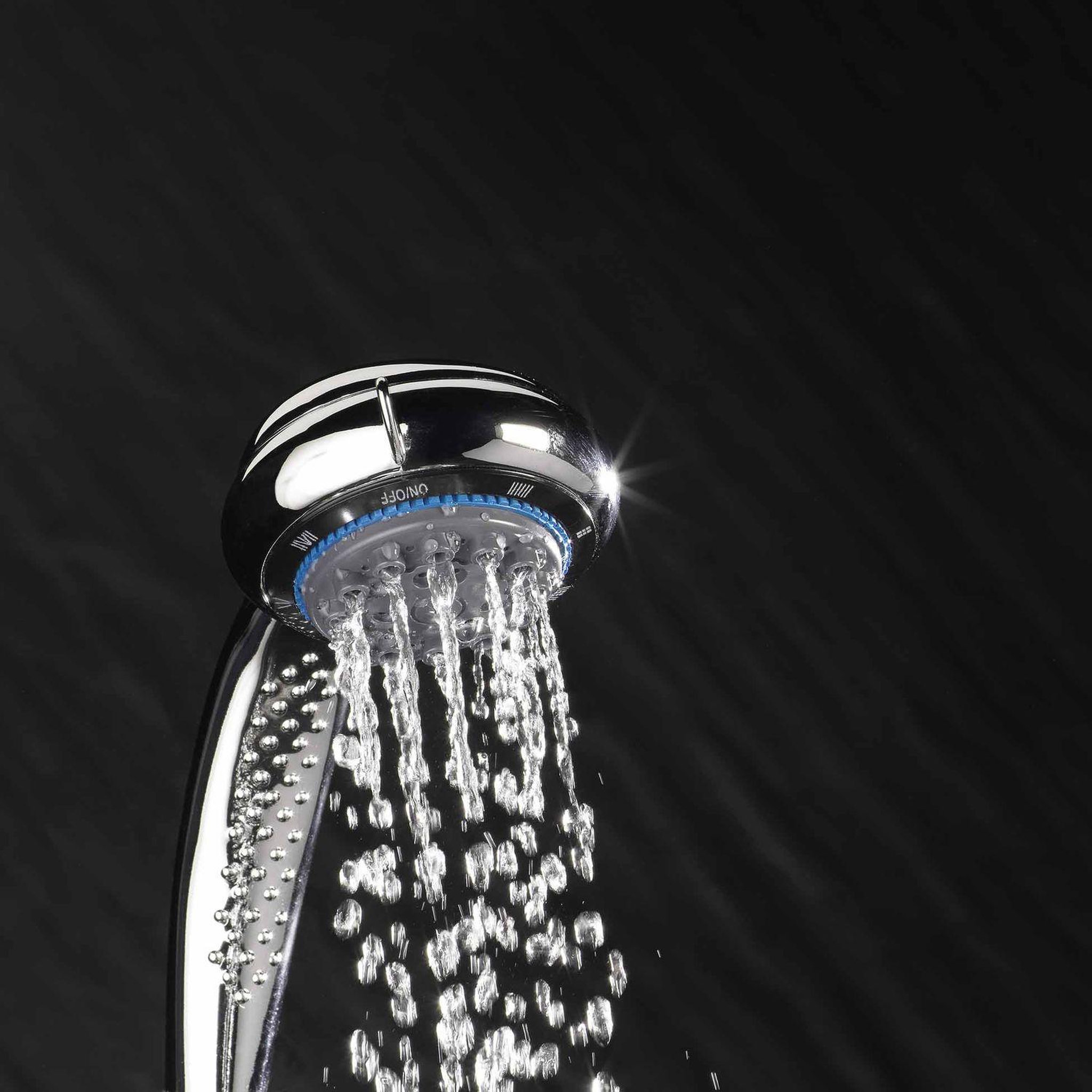 Voir la diapositive 3 : Douceur d'Intérieur Pommeau de douche 8 jets - chromé