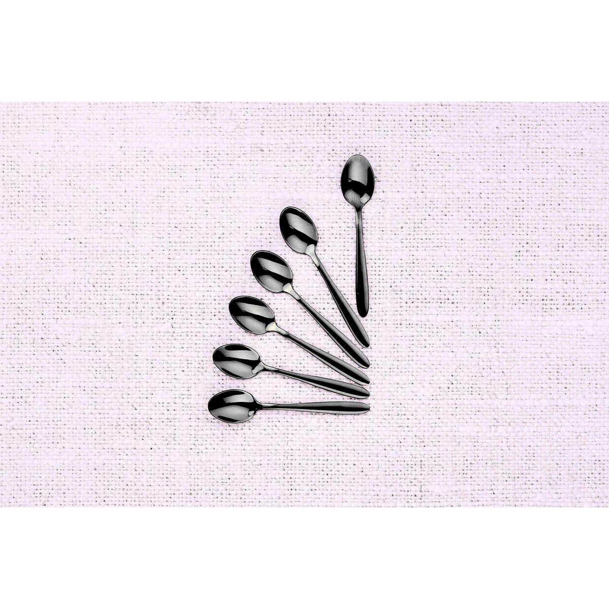 BJORN Coffret 6 petites cuillères KAJA - Black