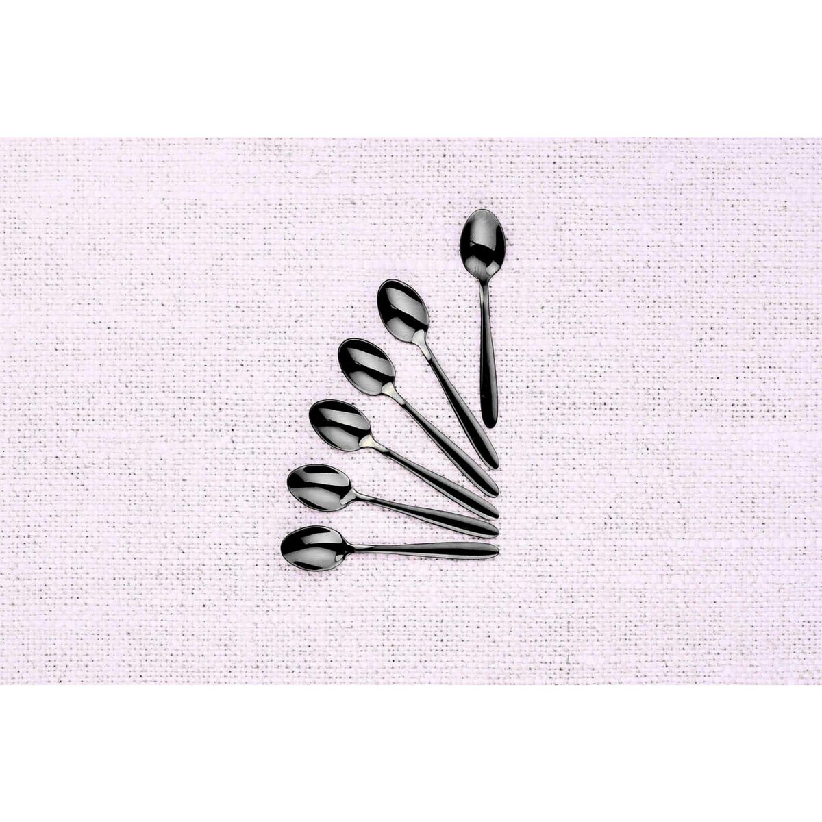 BJORN Coffret 6 petites cuillères KAJA - Black