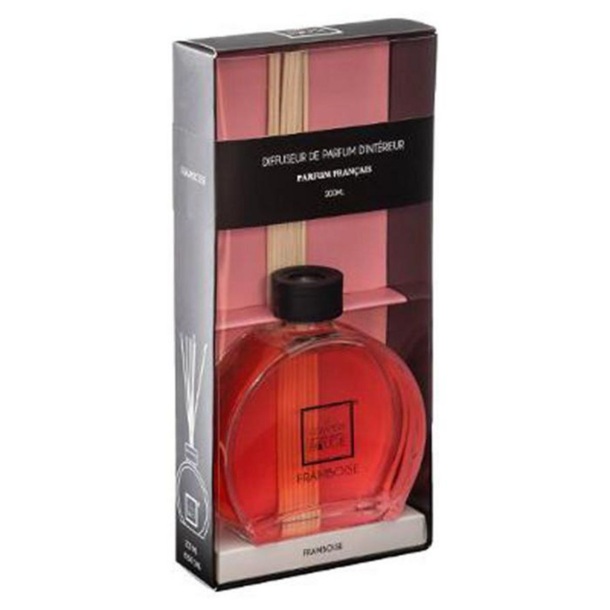COMPTOIR DE LA BOUGIE Diffuseur de Parfum & 8 Bâtonnets  Haly  200ml Framboise
