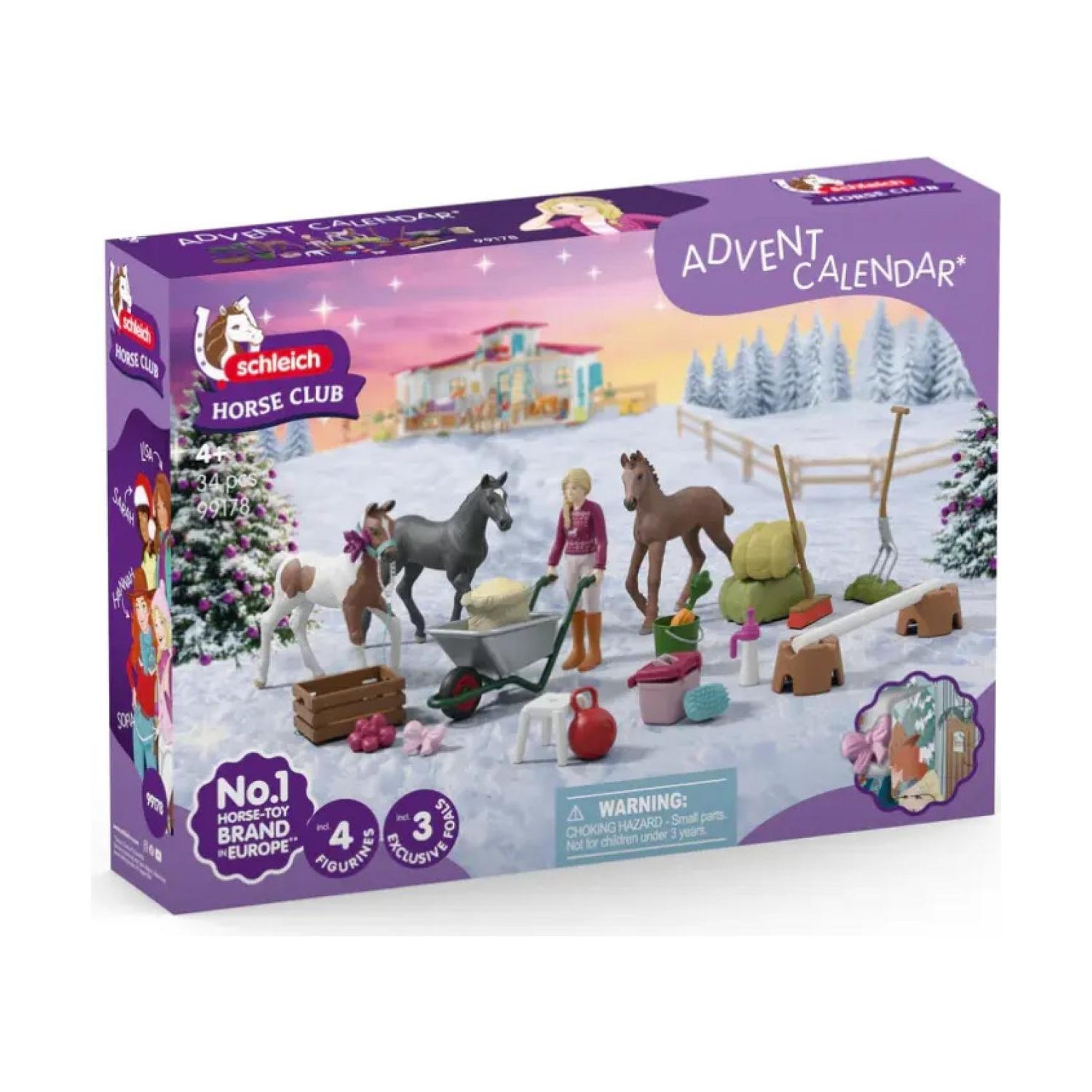 Schleich Calendrier de l'Avent Horse Club Miracle de Noël