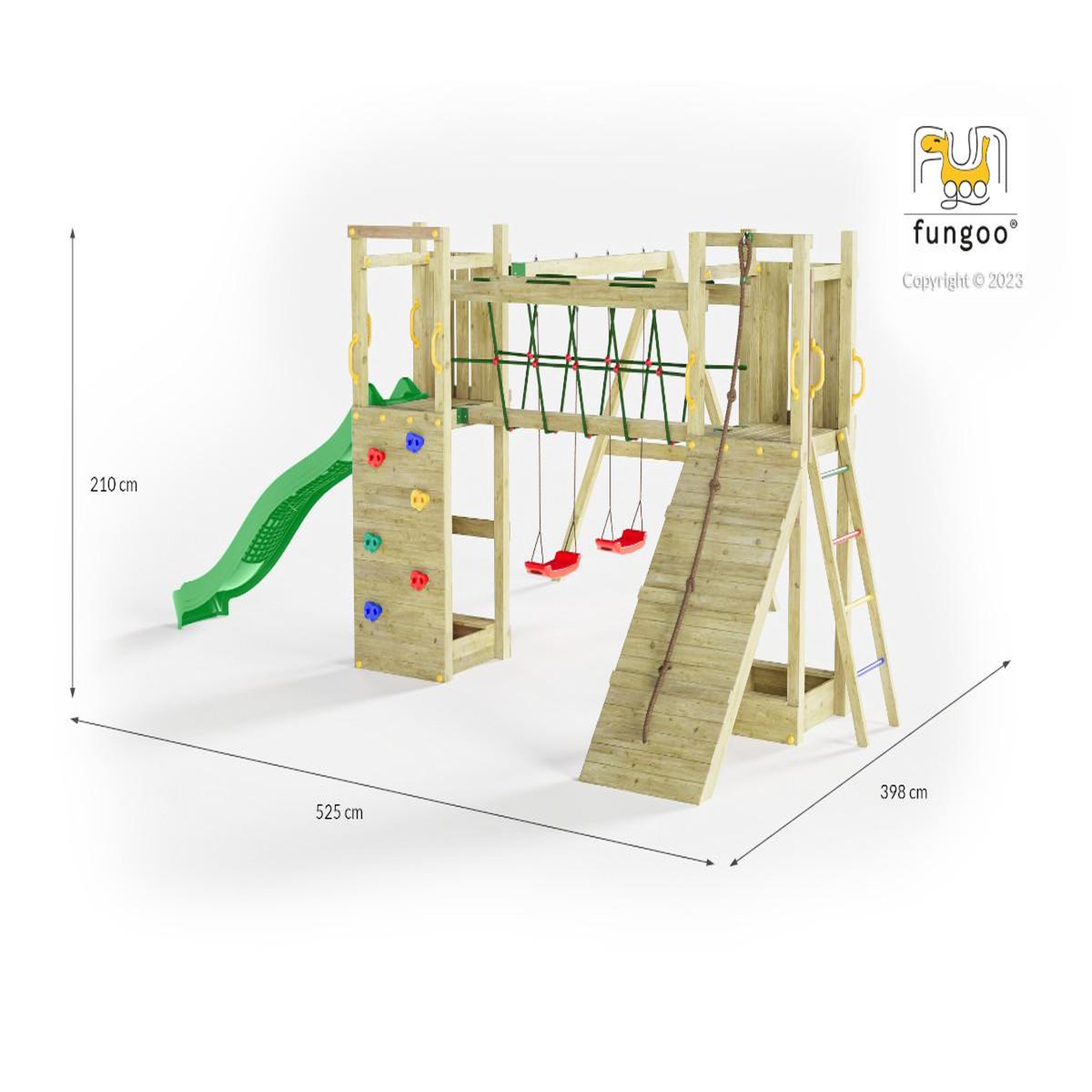 Voir la diapositive 3 : Fungoo Aire de jeux funny maxi exposure - fungoo
