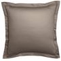 Voir la diapositive 1 : DODO Taie d'oreiller Partition Satin de coton Coloris Taupe