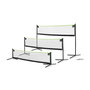 Voir la diapositive 1 : EXIT TOYS Filet de sport réglable 1,55 x 3,00 m - Exit Toys