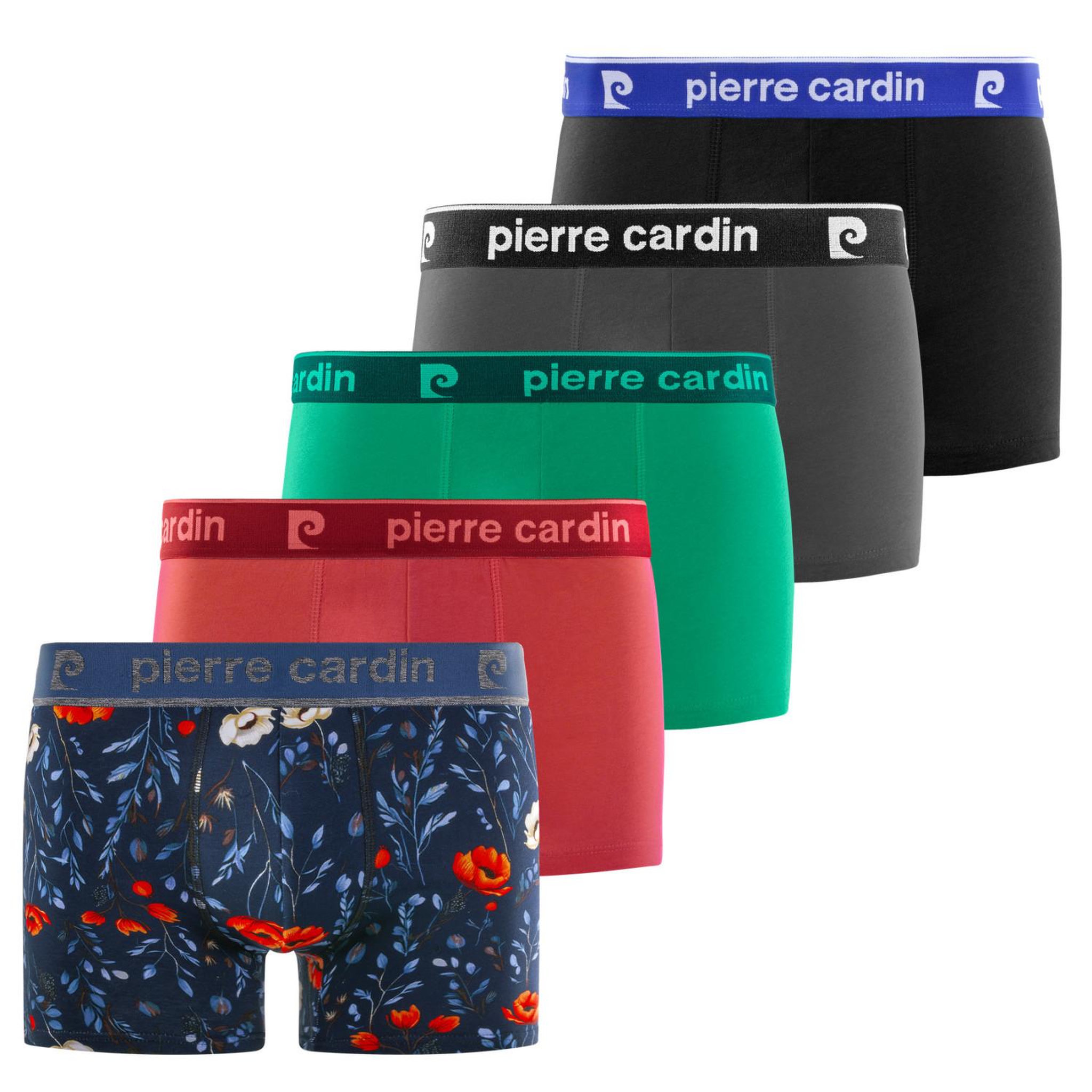 Voir la diapositive 2 : PIERRE CARDIN Lot de 5 boxers homme en coton modèle aléatoire pack Surprise