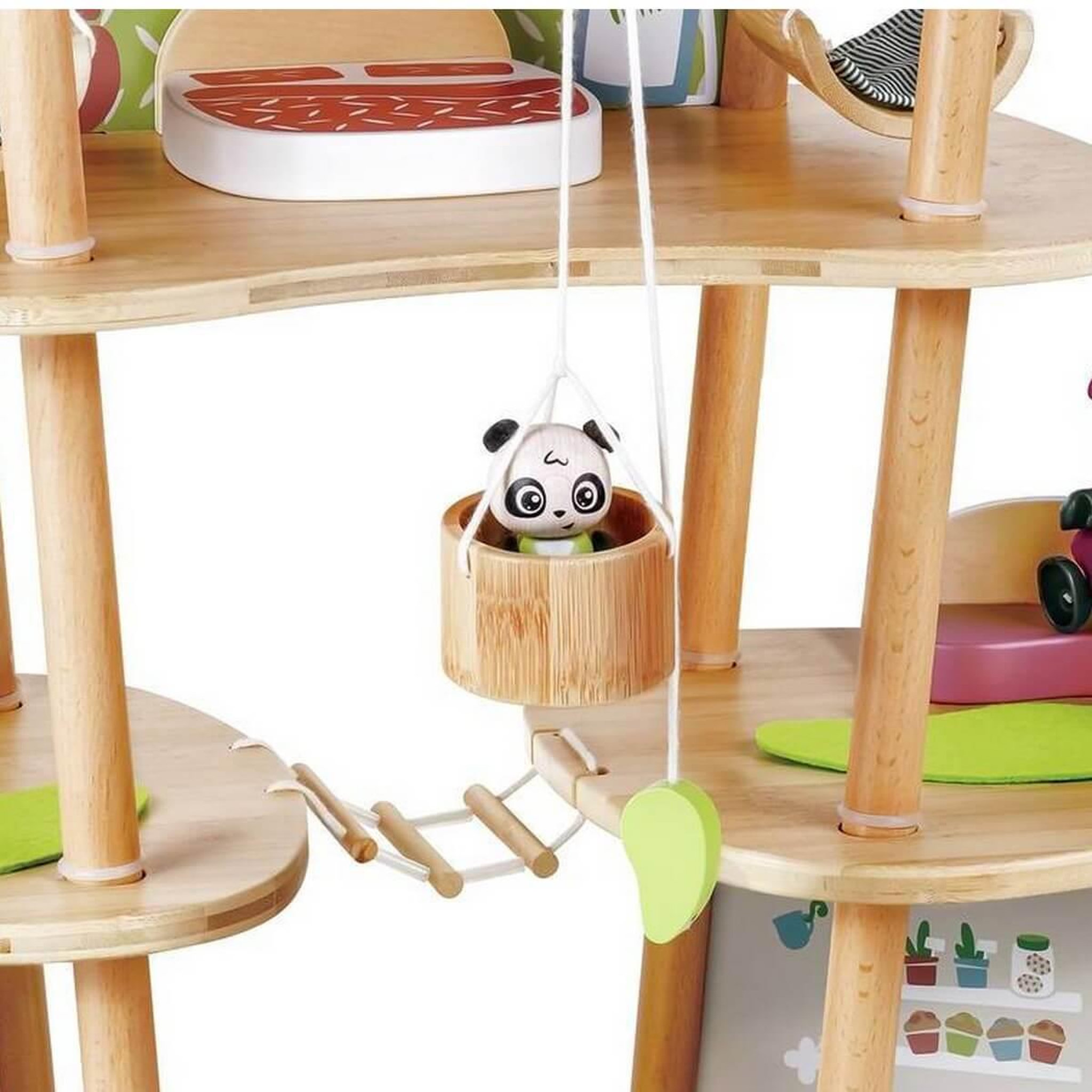Voir la diapositive 6 : Hape La maison en bambou des pandas