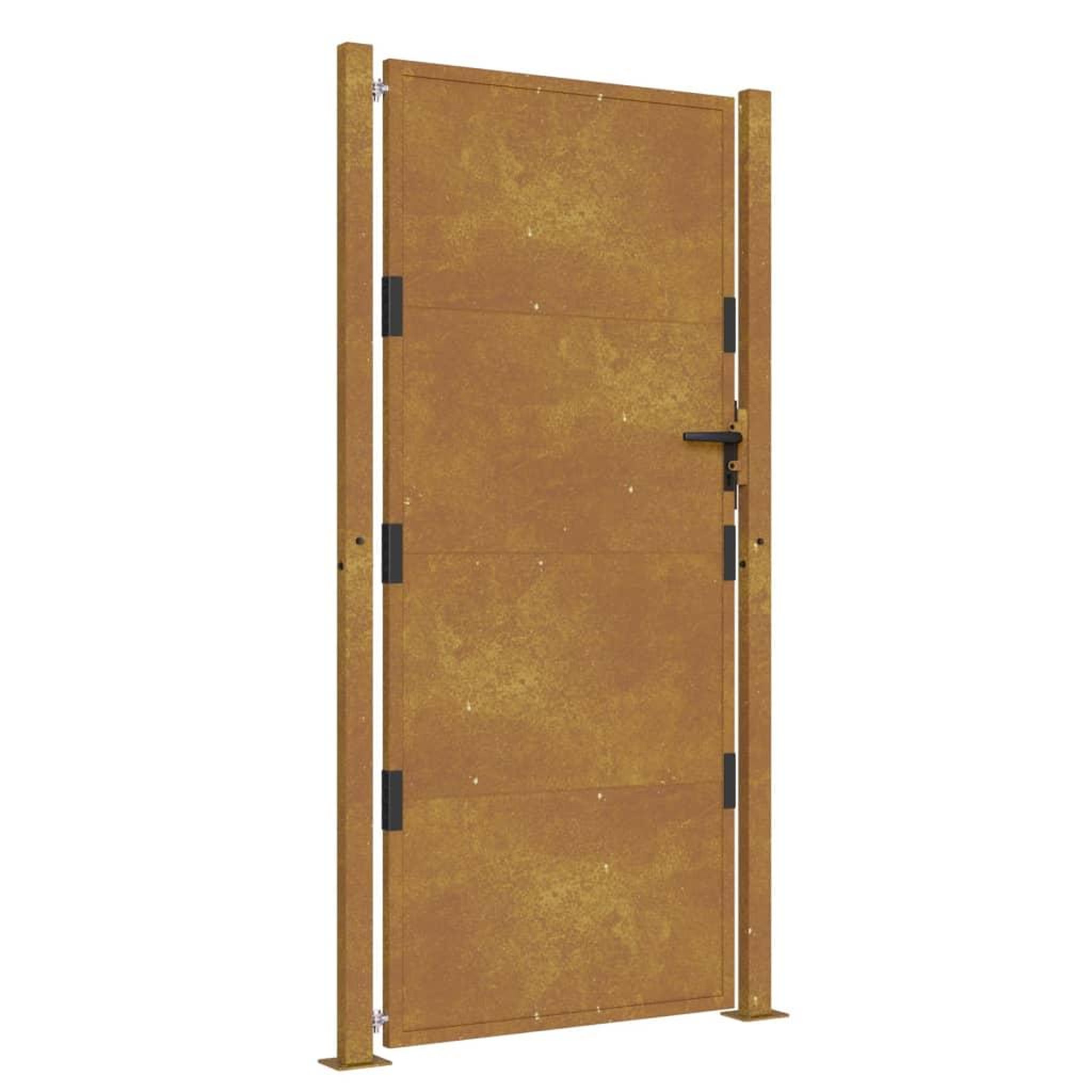 Voir la diapositive 2 : VIDAXL Portail de jardin 105x205 cm acier corten