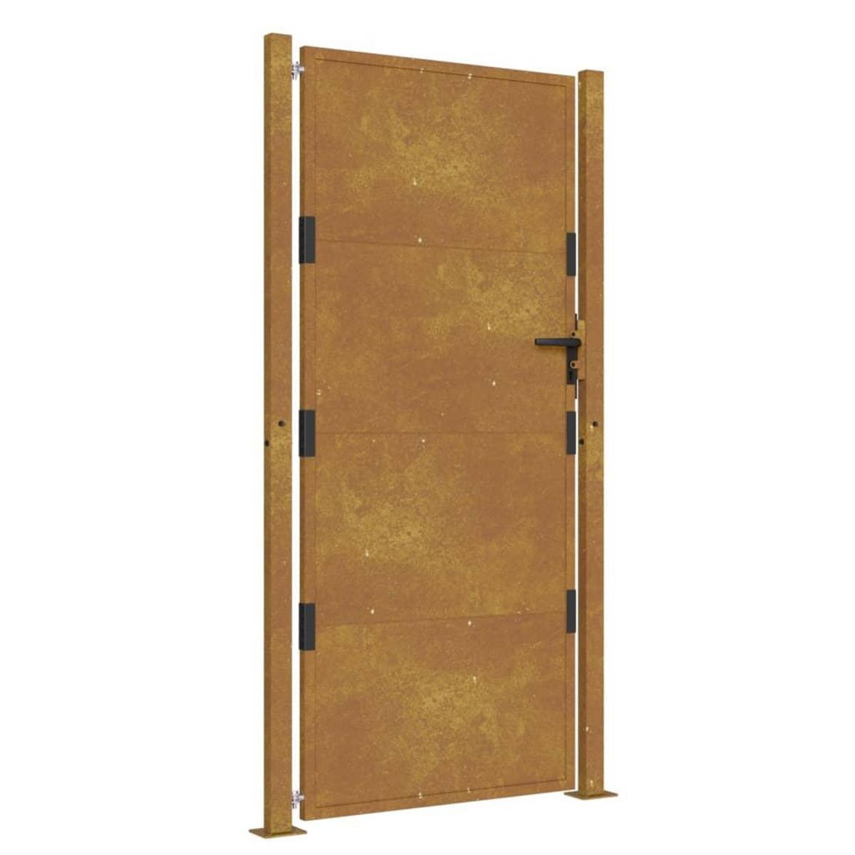 VIDAXL Portail de jardin 105x205 cm acier corten