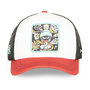 Voir la diapositive 2 : CAPSLAB Casquette Trucker avec filet Looney Tunes Marvin