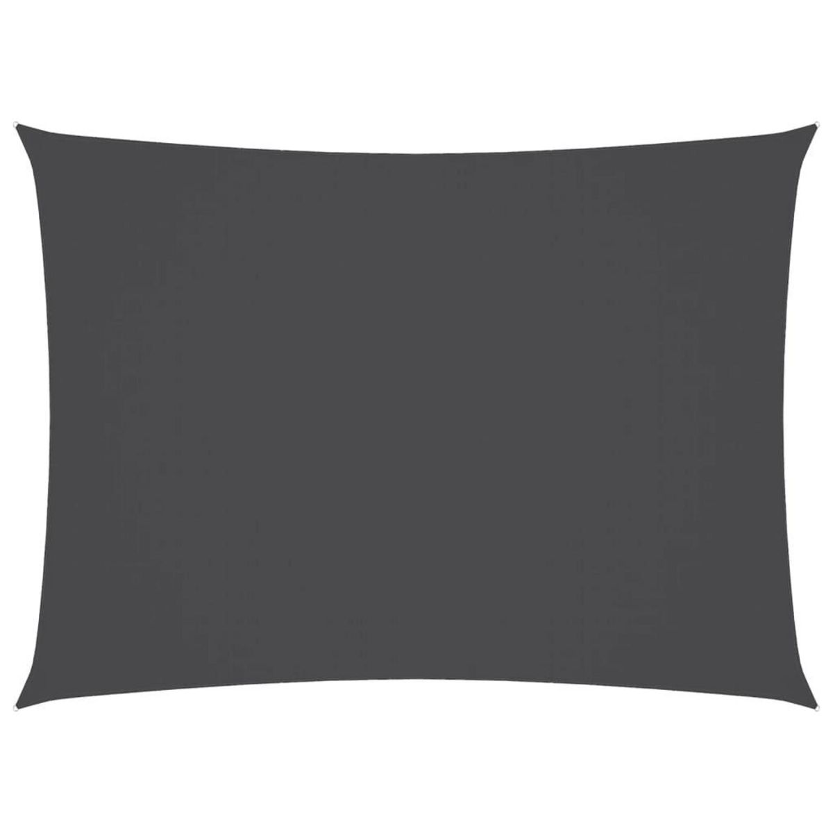 VIDAXL Voile de parasol tissu oxford rectangulaire 2,5x4,5m anthracite