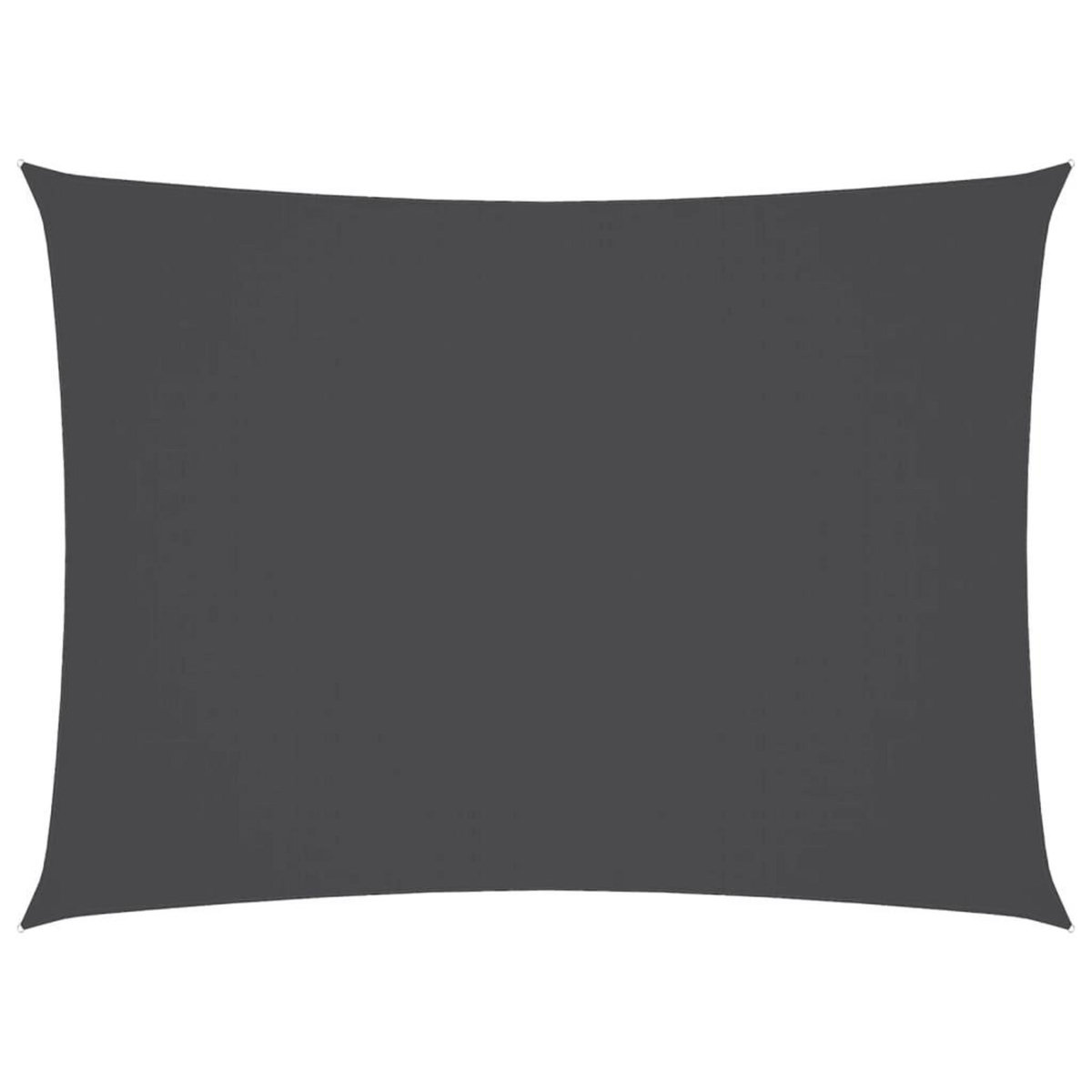 VIDAXL Voile de parasol tissu oxford rectangulaire 2,5x4,5m anthracite
