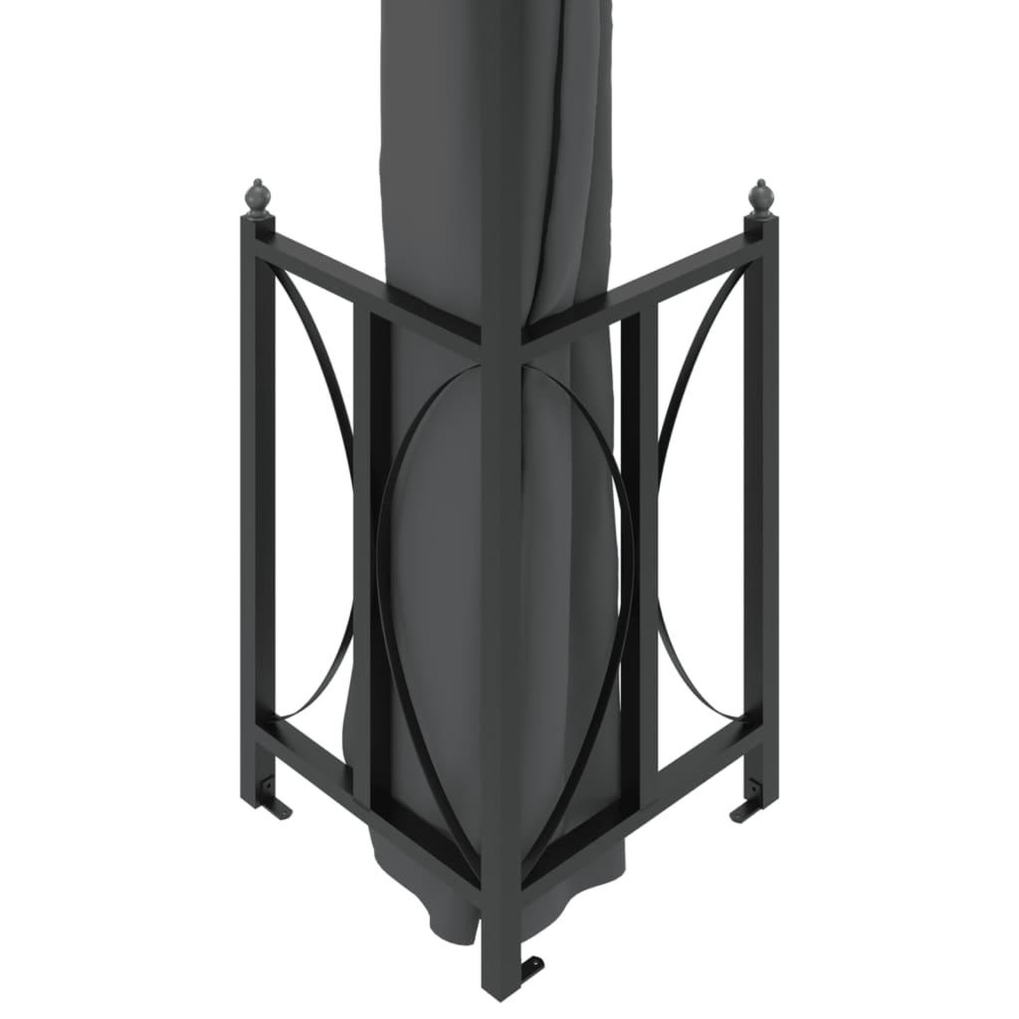 Voir la diapositive 5 : VIDAXL Tonnelle avec parois et toit double 3x4 m Anthracite