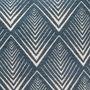 Voir la diapositive 2 : ATMOSPHERA Housse de coussin chenille Géométrique bleu 40x40 cm