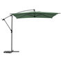 Voir la diapositive 2 : HESPERIDE Parasol déporté carré Manoa Olive - 2,5 x 2,5 m - Hespéride