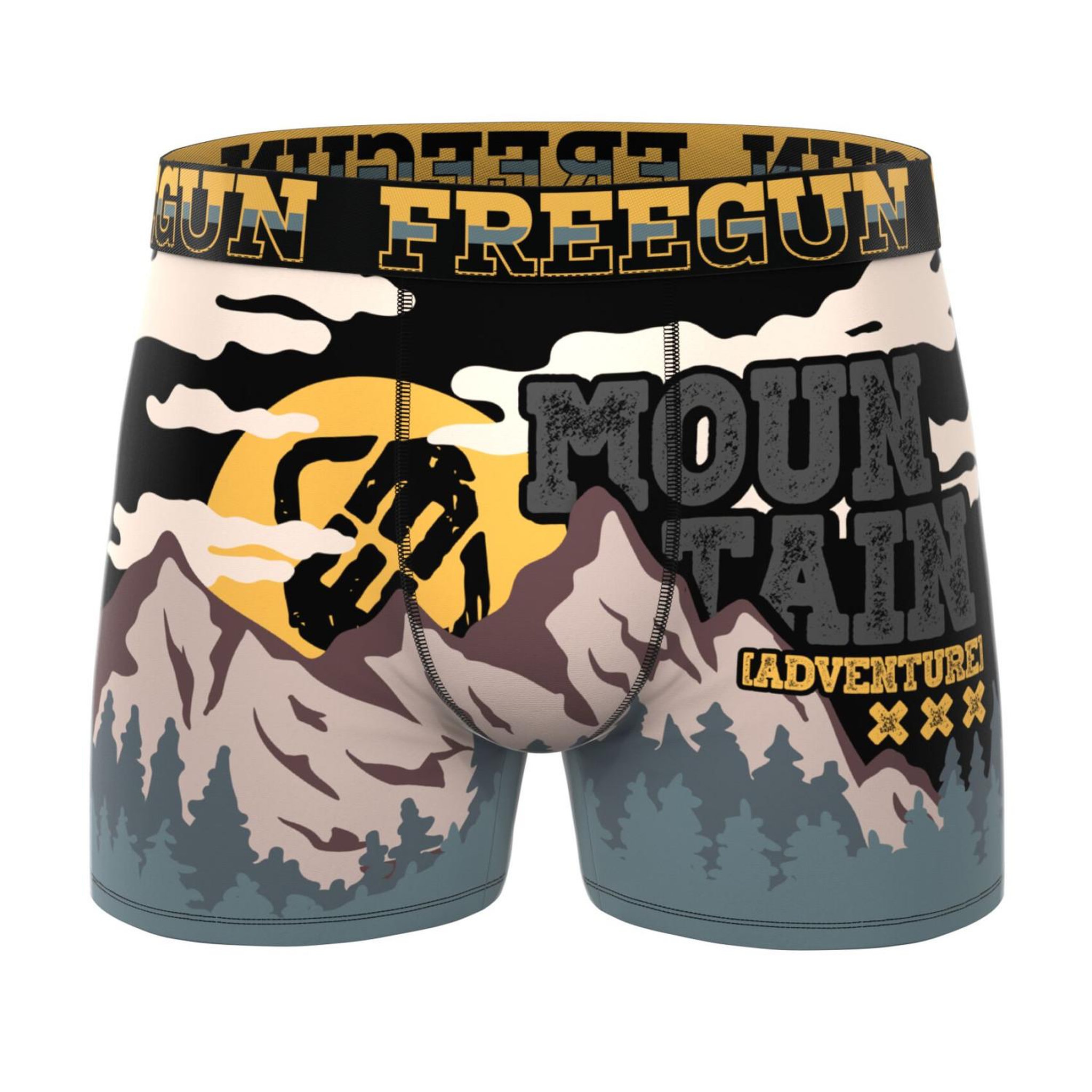 Voir la diapositive 3 : FREEGUN Lot de 5 boxers junior collection vintage winter