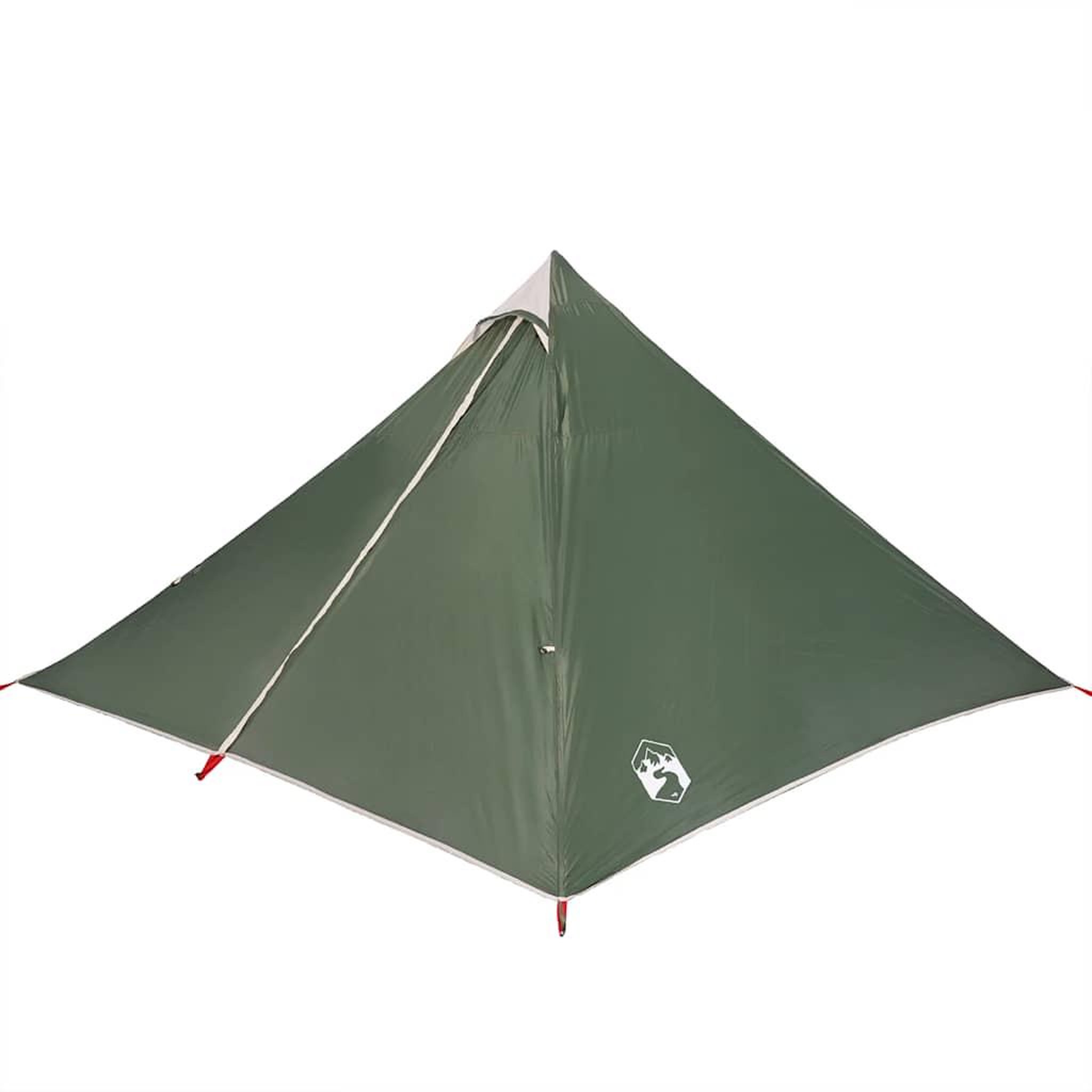 Voir la diapositive 4 : VIDAXL Tente familiale tipi 7 personnes vert impermeable